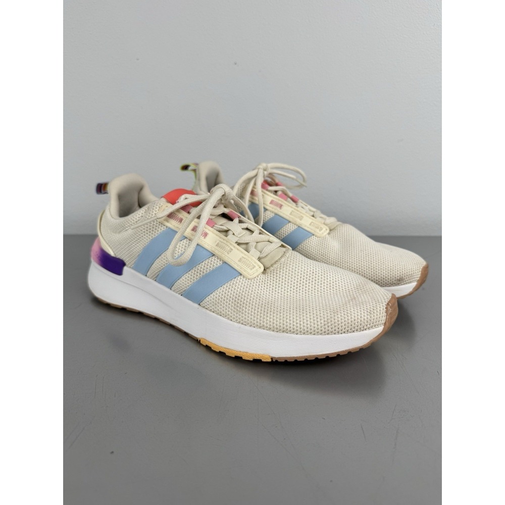 Adidas Racer TR21 Running Shoes‎ Womens Size 9 Love Unites GZ1992 Creme White